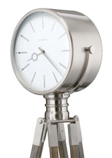 Howard Miller Chaplin IV Floor Clock 615-067 - Aged Auburn Finish, Light Distressing Home Decor, Nickel-Finished Pendulum Bob, Quartz Triple-Chime Movement