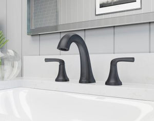 Pfister Tuscan Bronze 2-handle 4" Centerset Bathroom Faucet LG48-MCA0Y