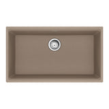 FRANKE MAG11029-OYS-S Maris Undermount 31-in x 17.81-in Granite Single Bowl Kitchen Sink in Oyster In Oyster