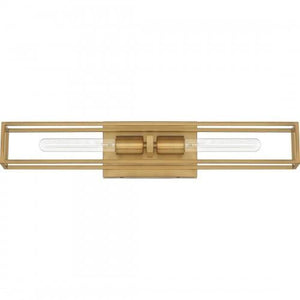 Quoizel LGN8624WS Leighton Bath 2 lights weathered brass Bath Light