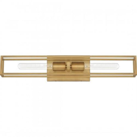 Quoizel LGN8624WS Leighton Bath 2 lights weathered brass Bath Light