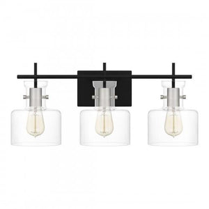 Quoizel PEN8622MBK Pensbury Bath 3 lights matte black. Bath