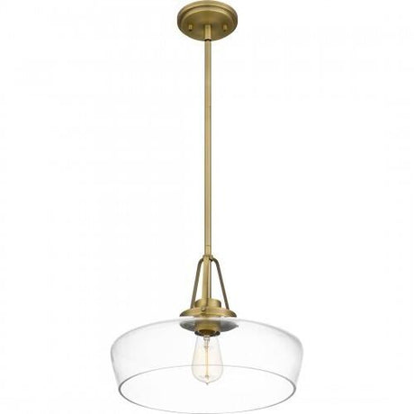 Quoizel QP5584AB Quoizel Pendant Pendant 1 light aged brass Pendant