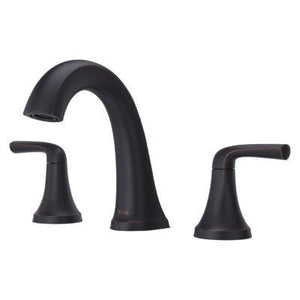 Pfister Tuscan Bronze 2-handle 8" Widespread Bathroom Faucet LG49-MCA0Y