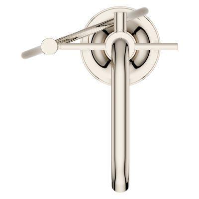 Pfister Polished Nickel 2-handle Tub Filler With Hand Shower LG6-1TNTD