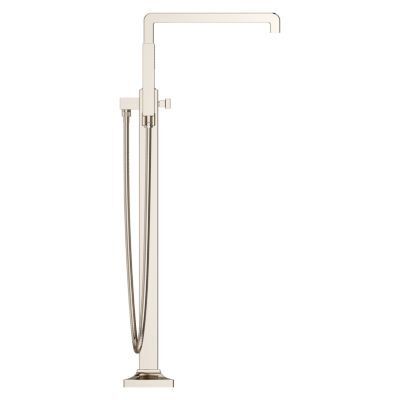 Pfister Polished Nickel Free-standing Tub Filler Without Handles LG6-1VRVD