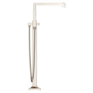 Pfister Polished Nickel Free-standing Tub Filler Without Handles LG6-1VRVD