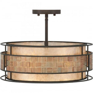 Quoizel MC842SRC Laguna Semi flush renaissance copper Semi-Flush Mount