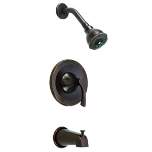 Gerber D510022LSBRTC Antioch Tub & Shower Trim Kit, Without Showerhead - Tumbled Bronze
