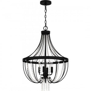 Quoizel ADL2820MBK Adelaide Pendant 4 lights matte black Pendant