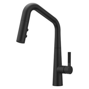 Asari 1-Handle Pull-Down Kitchen Faucet in Matte Black