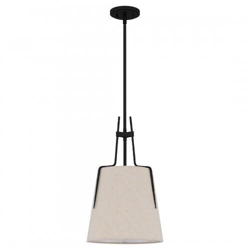 Quoizel LOA1512MBK Leona Mini pendant 1 light matte black Mini Pendant