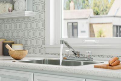 Pfister Polished Chrome Pfirst Series 2-handle Kitchen Faucet G135-1100