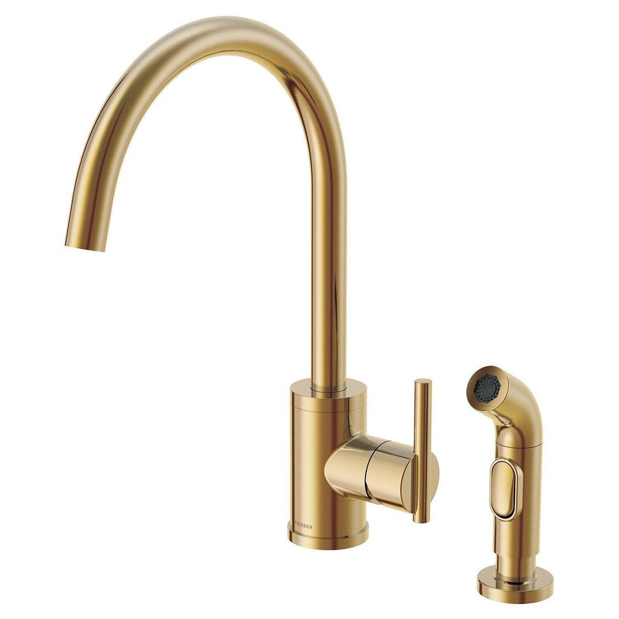 Gerber D401058BB Brushed Bronze Parma Single Handle Kitchen Faucet