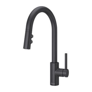 Stellen 1-Handle Pull-Down Kitchen Faucet in Matte Black