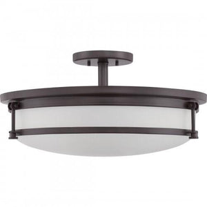 Quoizel SLR1720WT Sailor Semi  flush  20" westrn brnz Semi-Flush Mount