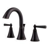 Saxton 2-Handle 8" Widespread Bathroom Faucet in Tuscan Bronze