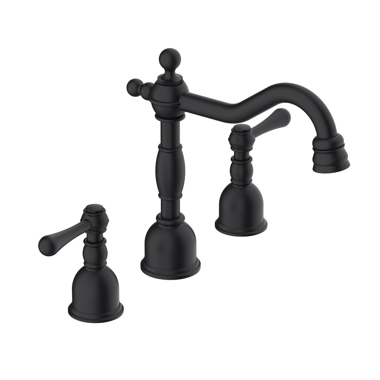 Gerber D303257BS Satin Black Opulence Two Handle Widespread Lavatory Faucet