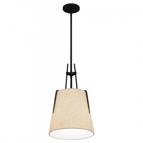 Quoizel LOA1512MBK Leona Mini pendant 1 light matte black Mini Pendant