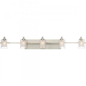 Quoizel KLT8605BNLED Kolt Led bath  fixture 5 light brsh nikl Bath Light