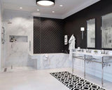 Park Avenue 2-Handle Complete Roman Tub Trim in Polished Chrome