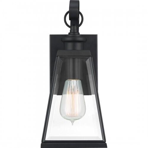 Quoizel PAX8405MBK Paxton Outdoor wall 1 light matte black Outdoor Lantern