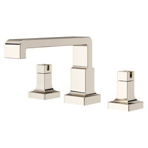 Verve 2-Handle Deck Mounted Roman Tub Trim without Handles in Polished Nickel