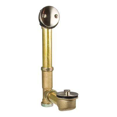 Pfister Brushed Nickel Brass, Lift and Turn, Waste and Overflow