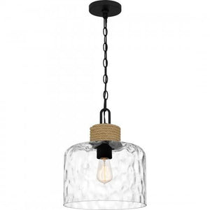 Quoizel BTC1512MBK Baltic Mini pendant 1 light matte black Mini Pendant