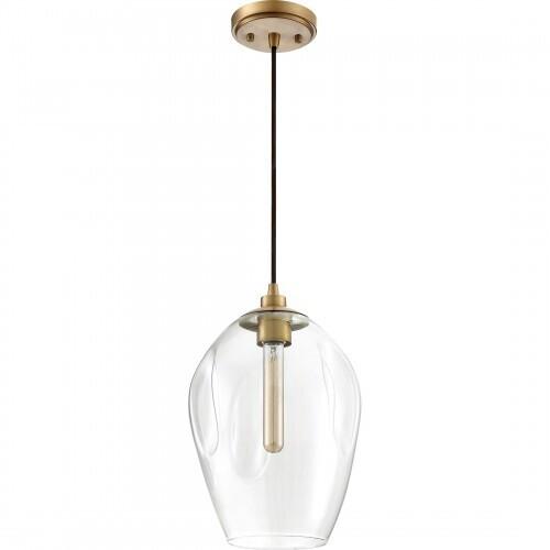 Quoizel NGA1510WS Nostalgia Mini pendant 1 light weathered brass Mini Pendant