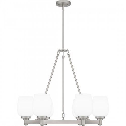 Quoizel PNG5028BN Penning Chandelier 6 lights brushed nickel Chandelier