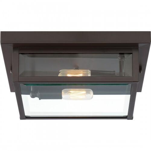 Quoizel WVR1312WT Westover Flush mount 2 lights western bronze Flush Mount