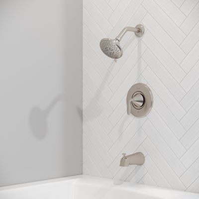 Pfister Brushed Nickel 1-handle Tub & Shower Faucet LG89-8WFK