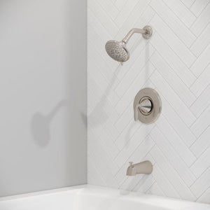Pfister Brushed Nickel 1-handle Tub & Shower Faucet LG89-8WFK