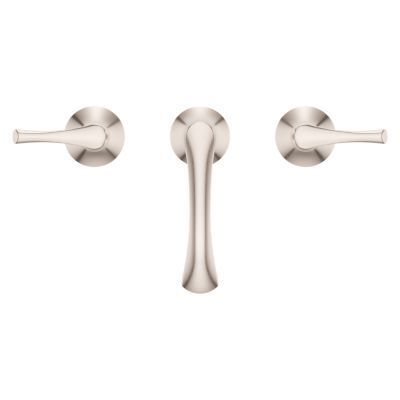 Pfister Brushed Nickel 2-handle 8" Widespread Bathroom Faucet LG49-RH3K