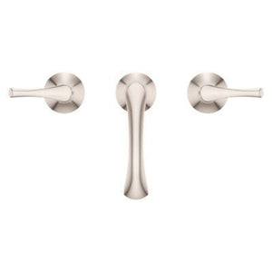 Pfister Brushed Nickel 2-handle 8" Widespread Bathroom Faucet LG49-RH3K