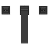 Verve 2-Handle Deck Mounted Roman Tub Trim without Handles in Matte Black