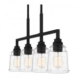 Quoizel MCI433MBK McIntire Island 4 lights matte black Island Light