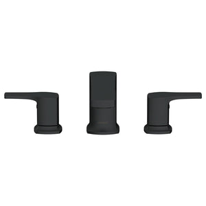 Gerber D300970BST Tribune Three Piece Roman Tub Trim Kit - Satin Black