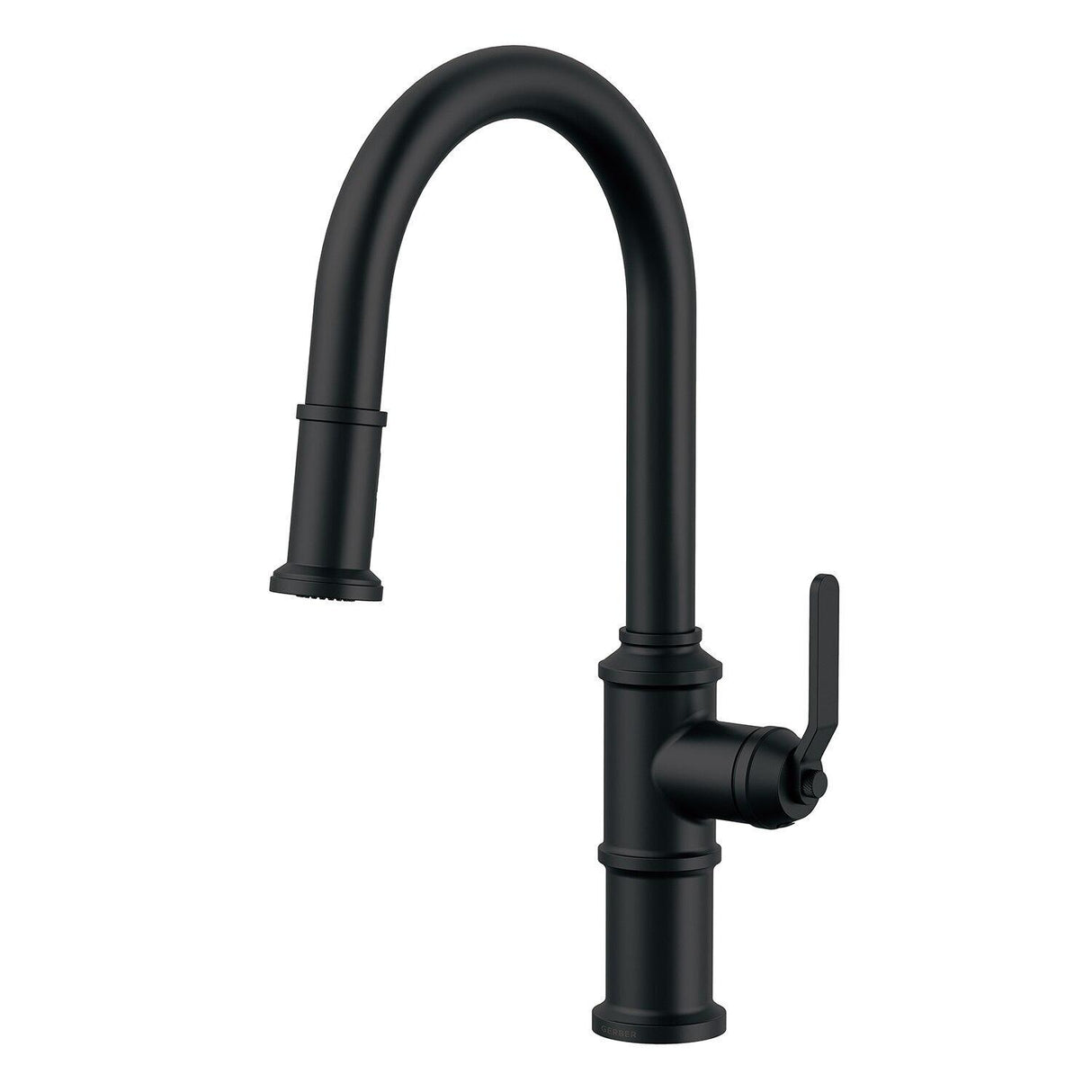 Gerber D454437BB Brushed Bronze Kinzie Single Handle Pull-down Kitchen Faucet