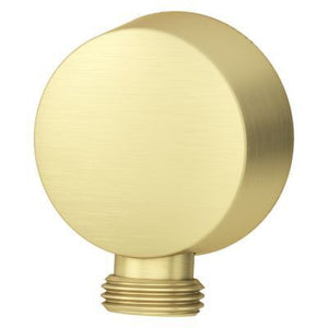 Shower Drop Elbow in Brushed Gold