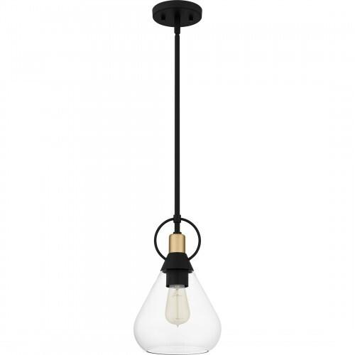 Quoizel QPP6187MBK Quoizel Piccolo Pendant Mini pendant 1 light matte black Mini Pendant