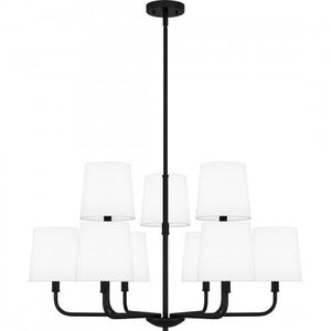 Quoizel GGR5032MBK Gallagher Chandelier 9 lights matte black Chandelier