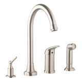 Gerber D409112 Chrome Melrose Single Handle High-rise Kitchen Faucet