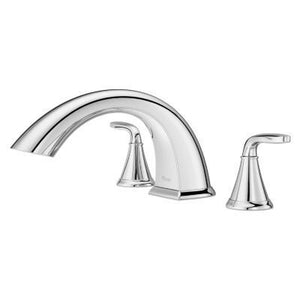 Winfield 2-Handle Roman Tub Trim in  Polished Chrome