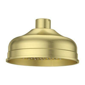 Tisbury Raincan Showerhead in Brushed Gold