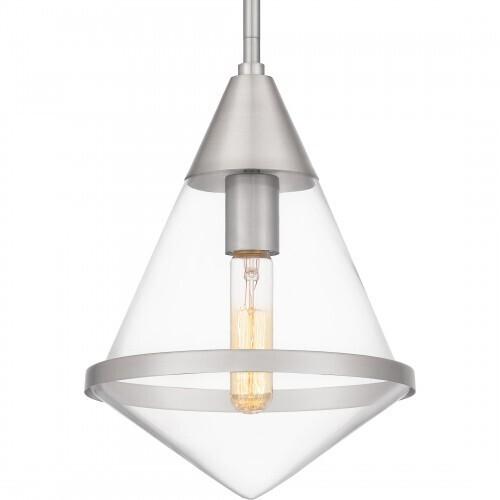Quoizel QPP6160BN Quoizel Piccolo Pendant Mini pendant 1 light brushed nickel Mini Pendant