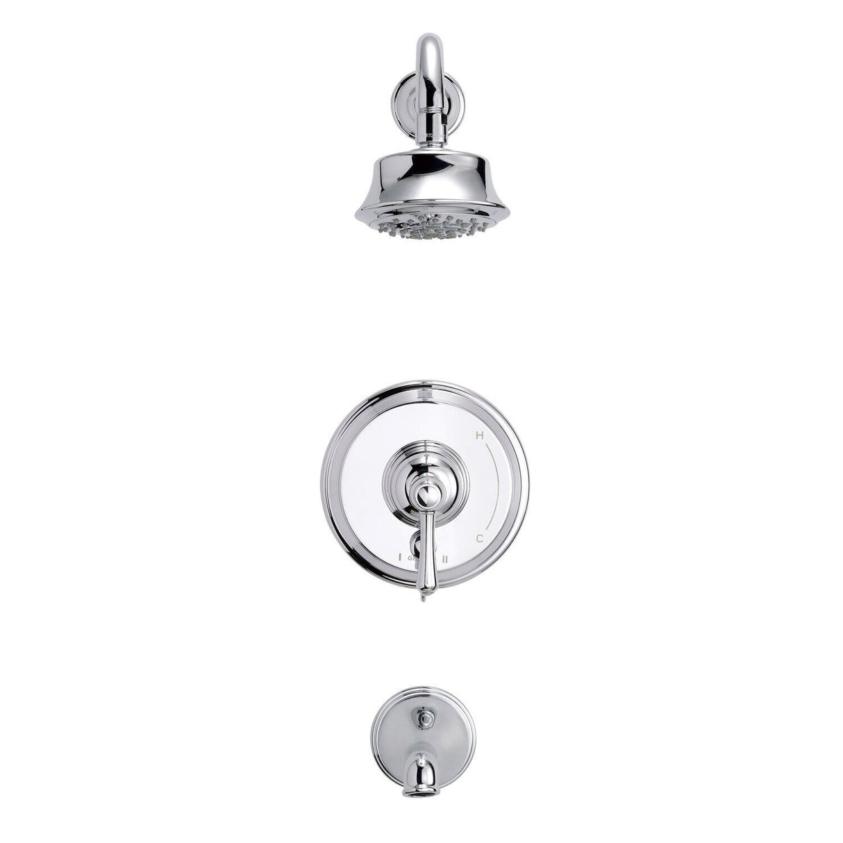 Gerber D500057BNTC Brushed Nickel Opulence Tub & Shower Trim Kit, 1.75GPM