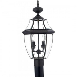 Quoizel NY9042Z Newbury Outdoor post medc brnz 2l Outdoor Lantern