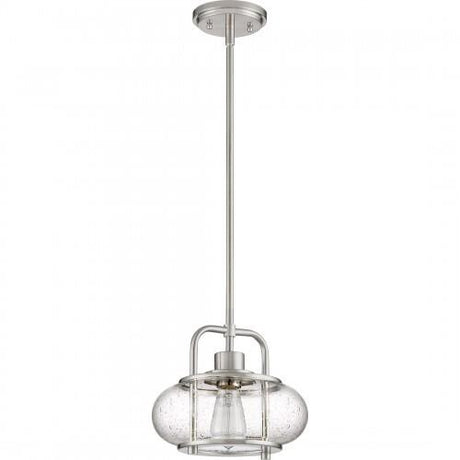 Quoizel TRG1510BN Trilogy Mini pendant 1 light brsh nkl Mini Pendant
